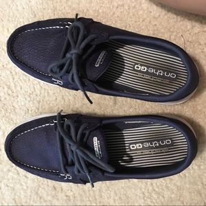 Sketcher boat shoe sz 8 Navy